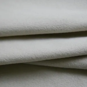 Off-white imitation micro fabric