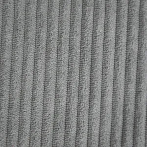 4.5 medium grey fine woven corduroy
