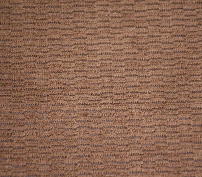 Brick red misplaced woven corduroy