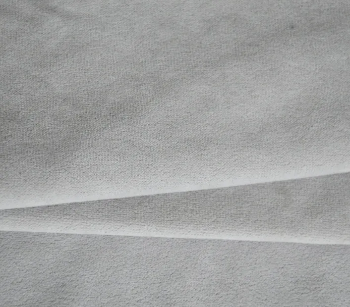 Off-white ice flower velvet