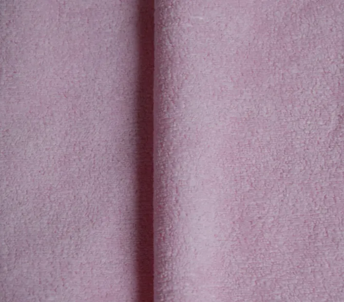Pink brushed cloud velvet