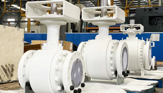 How does a ball valve operate?