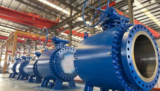 Large Size Metal Seated Trunnion Mounted Valves Project