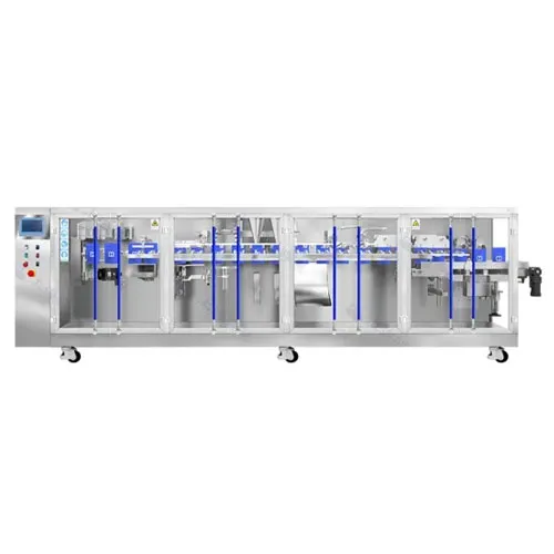 Servo Driven Premade Pouch Packaging Machine, 2-Nozzle Filling-330DG