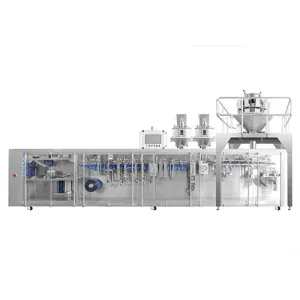 Servo Driven Rollstock Stand-Up Pouch Packaging Machine, 4-Nozzle Filling-400SQY