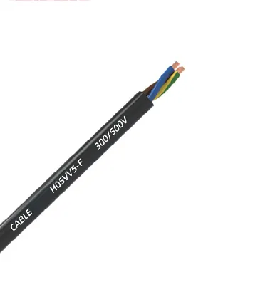 H05VV5-F Copper Core PVC Insulated PVC Sheathed Flexible Cable