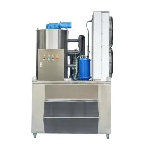 Flake Ice Machine with Ice Storage Bin 1t/24h