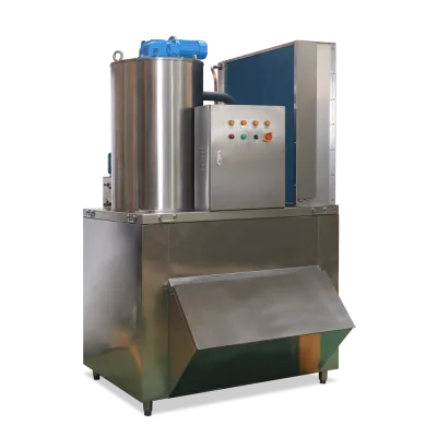 Flake Ice Machine with Ice Storage Bin 2t/24h