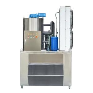 Flake Ice Machine with Ice Storage Bin 3t/24h