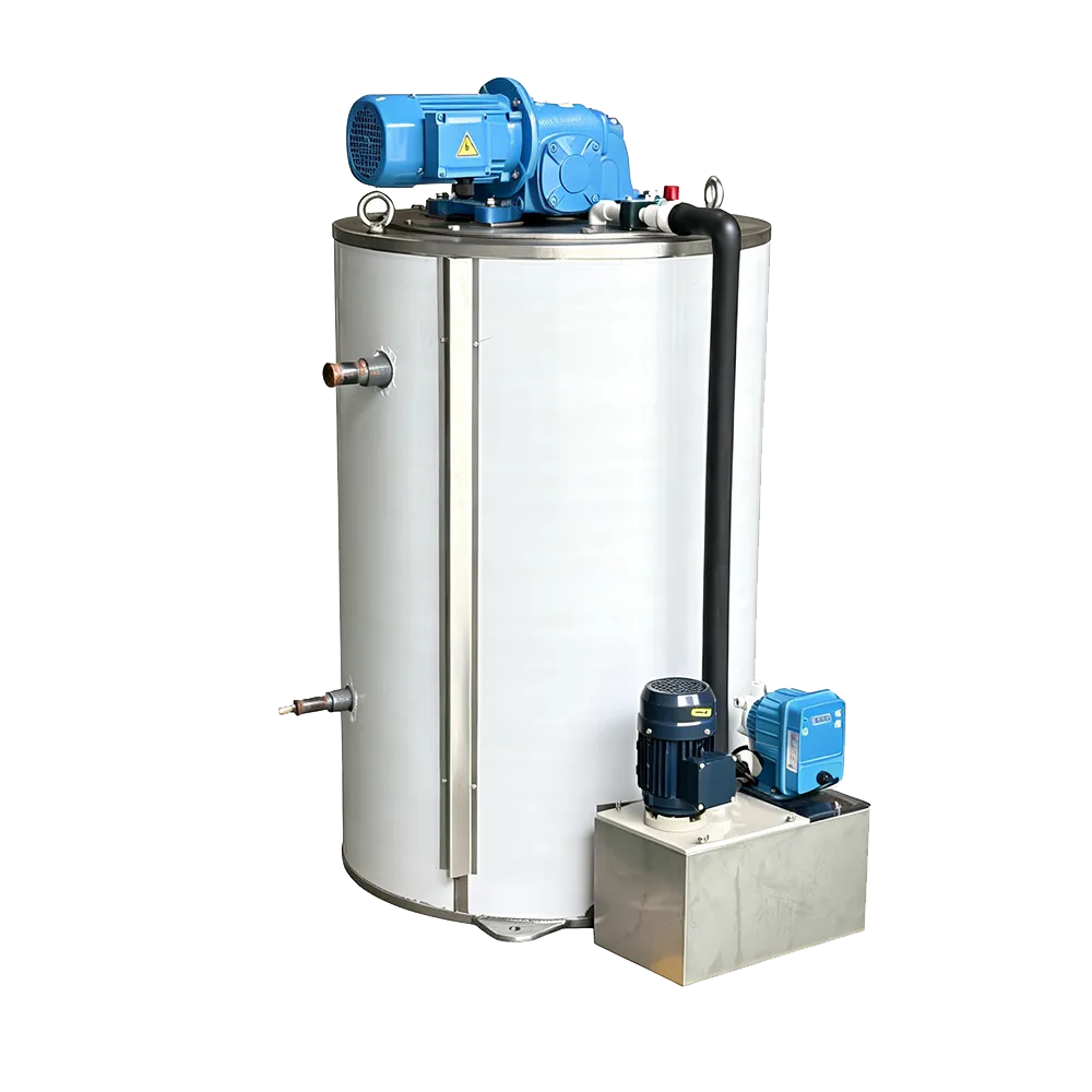 Fresh water Flake Ice Evaporator 3t/24h