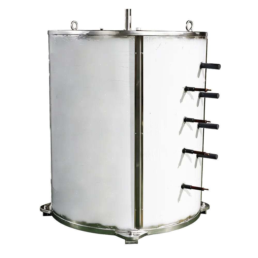 Fresh water Flake Ice Evaporator 10t/24h