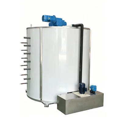 Fresh water Flake Ice Evaporator 20t/24h