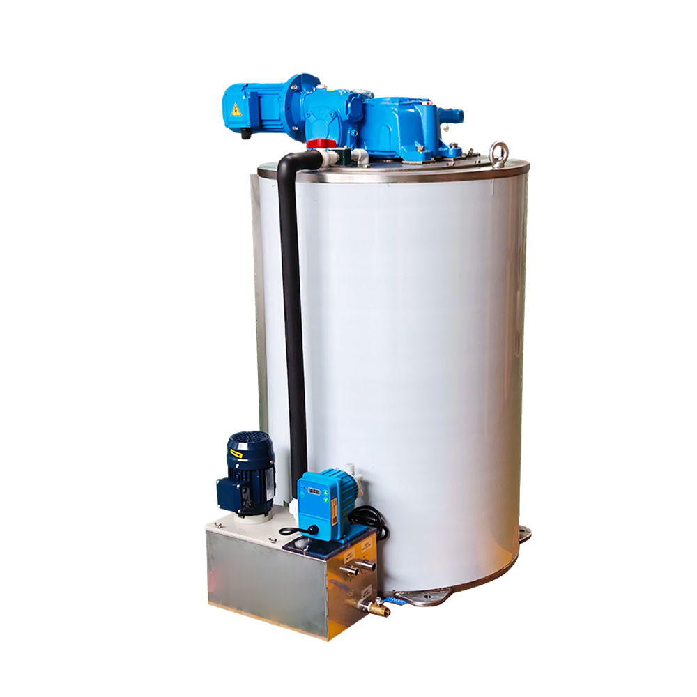 Fresh water Flake Ice Evaporator 3t/24h
