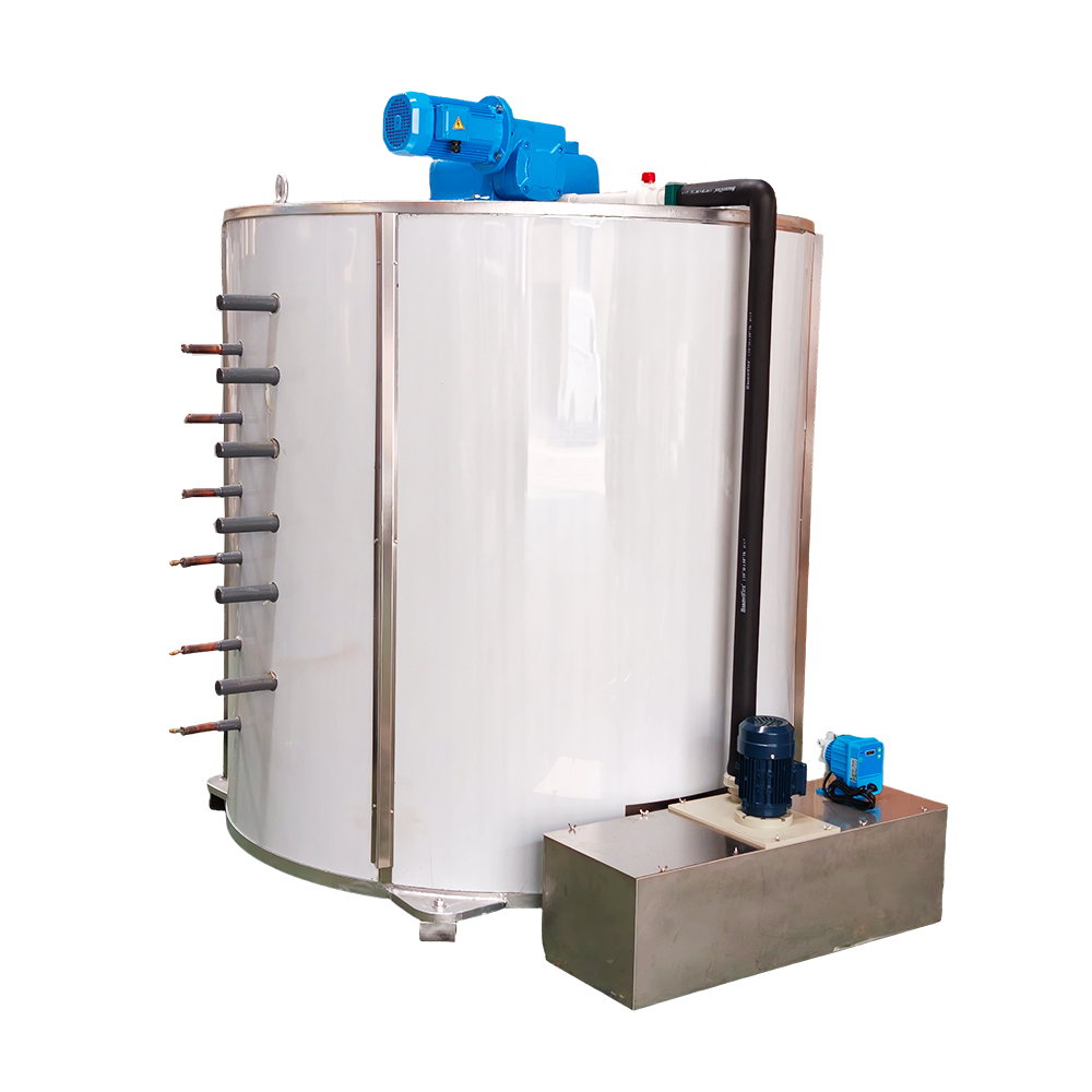Fresh water Flake Ice Evaporator 20t/24h