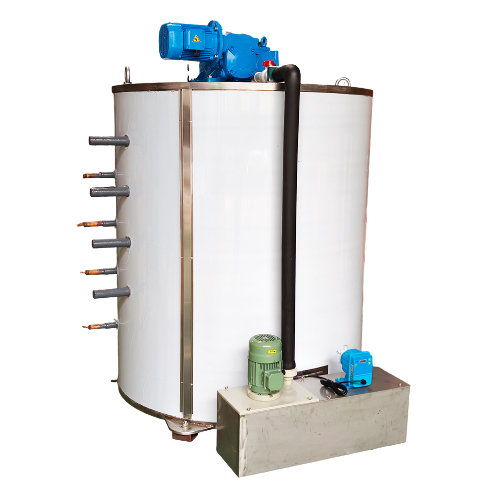 Fresh water Flake Ice Evaporator 10t/24h
