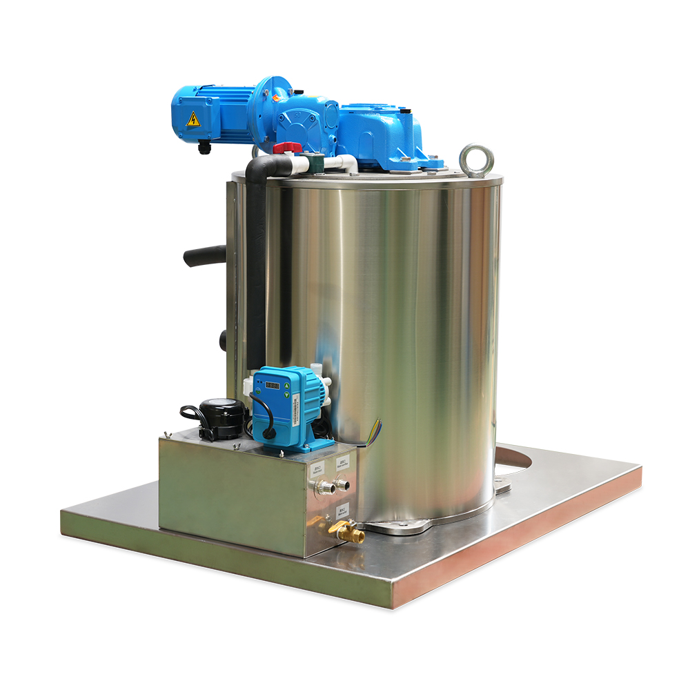 Fresh water Flake Ice Evaporator 1t/24h