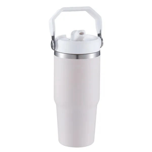 Custom Logo Vacuum Insulated Stainless Steel Tumbler with Lid 