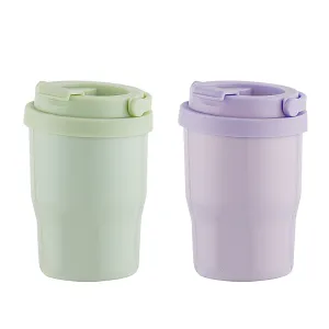 Mini Double Walled Travel Insulated Stainless Steel Tumbler With Lid SW-061A