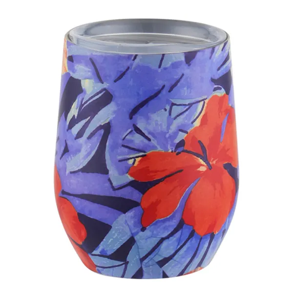 Enamel Print Insulated  Stainless Steel Red Wine Mug SW-013C