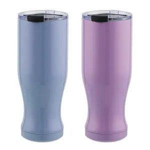 Insulated Stainless Steel Tumbler With Lid Solid Color Custom Mug SW-069A