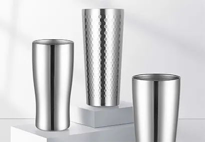 毎日の使用に適した耐久性のある断熱ステンレススチール製ビールカップ