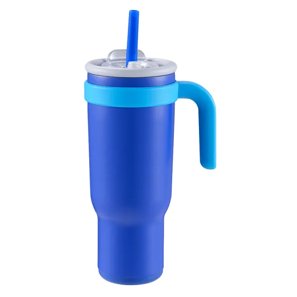 Vaso aislado de acero inoxidable con tapa con asa SW-084H