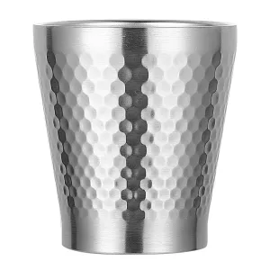 Hammered Custom 9oz Insulated Stainless Steel  Beer Cup 