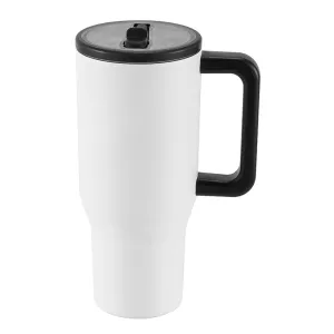  Flip Straw and Lid Double Wall Insulated Stainless Steel Tumbler SW-075A1