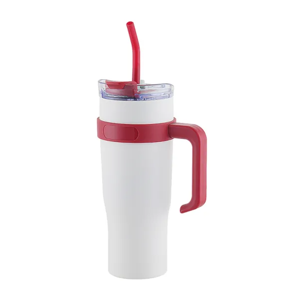 Vaso de acero inoxidable aislado al vac&iacute;o con tapa SW-073