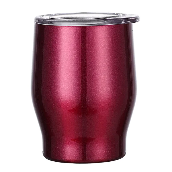 Mini taza de vino tinto de acero inoxidable con aislamiento simple