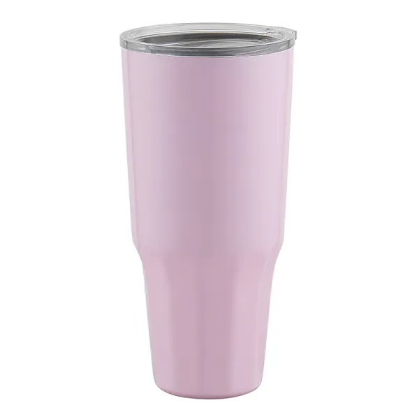 32oz Insulated Stainless Steel Tumbler With Straw Fits in Cup Holder
