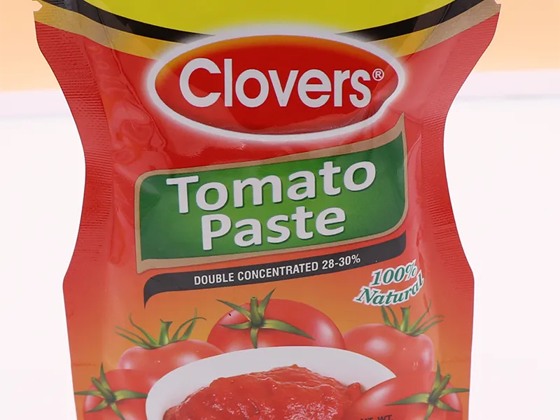 Salsa de tomate en bolsas de 70 g para comercio minorista y servicios de alimentaci&oacute;n