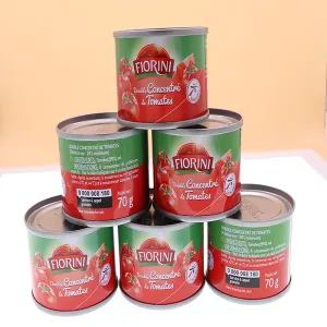 Natural 70G Canned Tomato Paste for Soups and Sauces