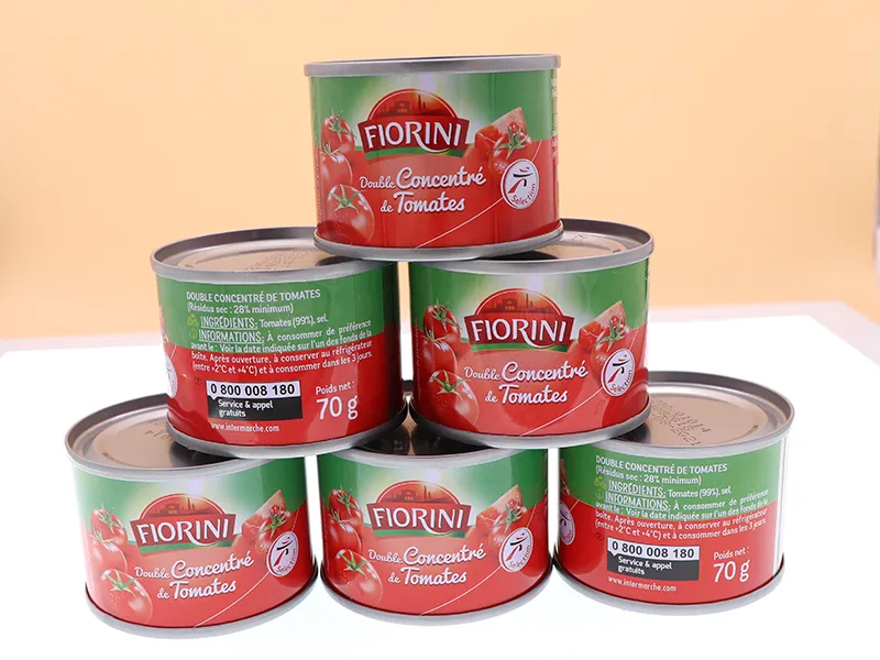 Natural 70G Canned Tomato Paste for Soups and Sauces