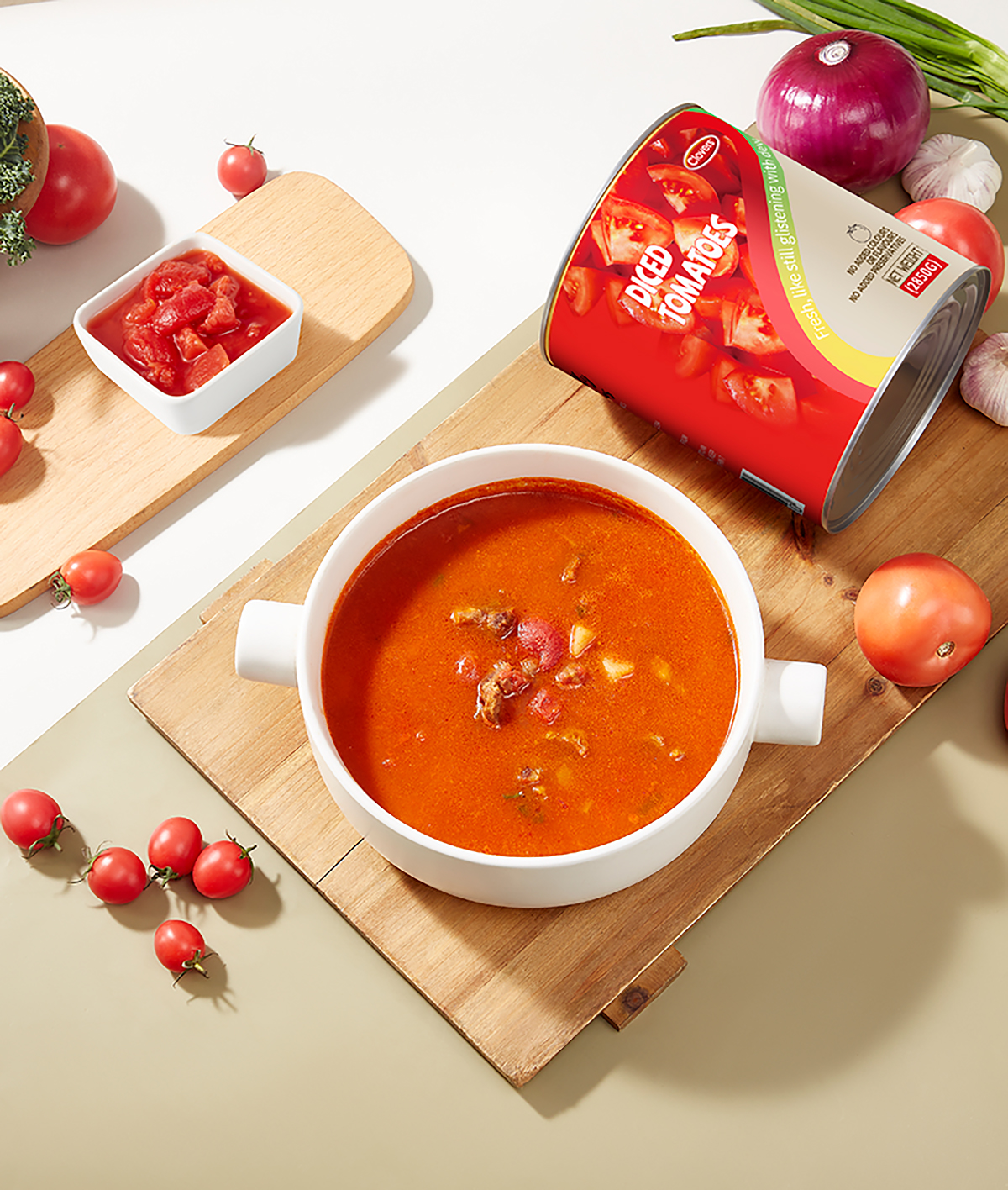 canned diced tomatoes