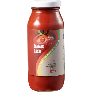Natural Tomato Paste in 500g Glass Jar Rich Flavor and Smooth Texture