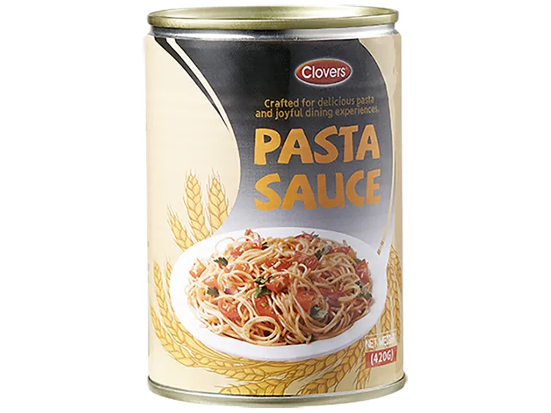 Salsa para Pasta Sabor Cl&aacute;sico Natural Lata 420g Tarro Cristal 510g Textura Suave