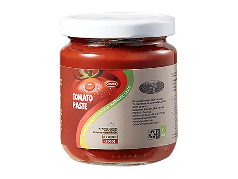 Pasta de Tomate Premium en Tarro de Cristal de 200g para Cocinar y Salsas