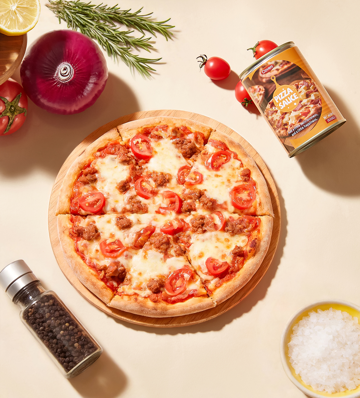 canned tomato pizza sauce