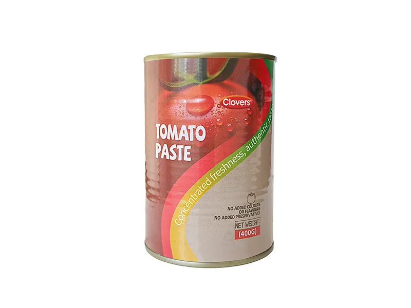 Natural Canned Tomato Paste 400g x 24 Tins Rich Flavor and Smooth Texture