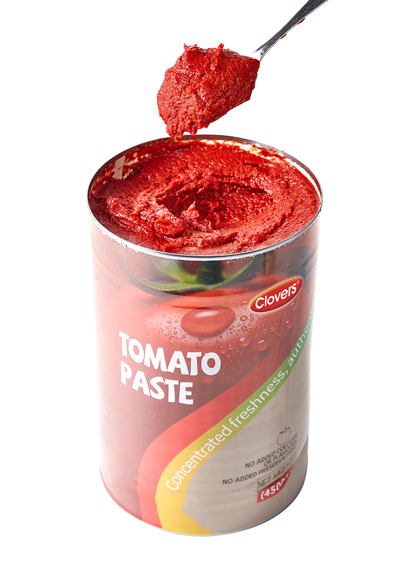 canned tomato paste for soups and stews
