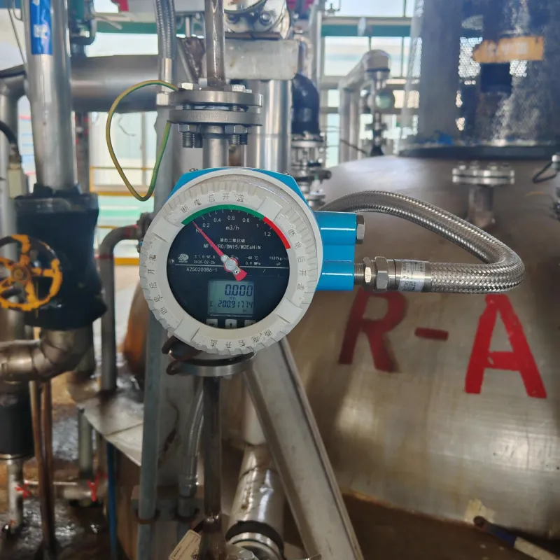 Application of MF1 metal tube rotor flowmeter in flow monitoring of sodium metaphorite dosing system in inorganic chemical equipment