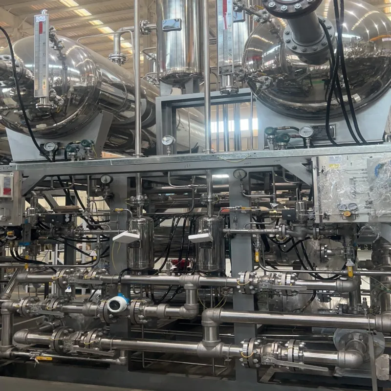 Application of MF1 metal tube rotor flowmeter in cooling and purge system of hydrogen production device