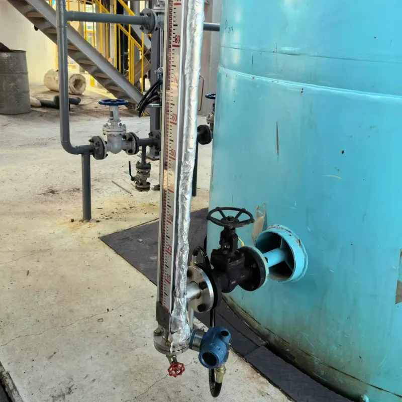 Application of ML9 magnetic reprint level meter in visual monitoring of liquid level of formaldehyde storage tank and reactor