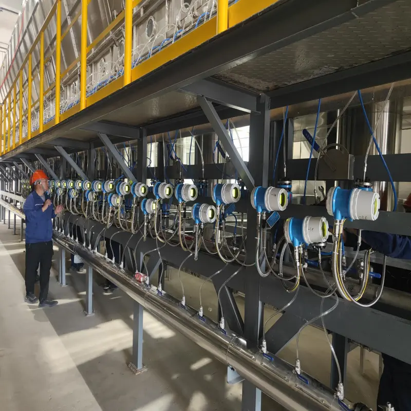 MF2 electromagnetic flowmeters enable accurate process water flow measurement in fluidized bed applications