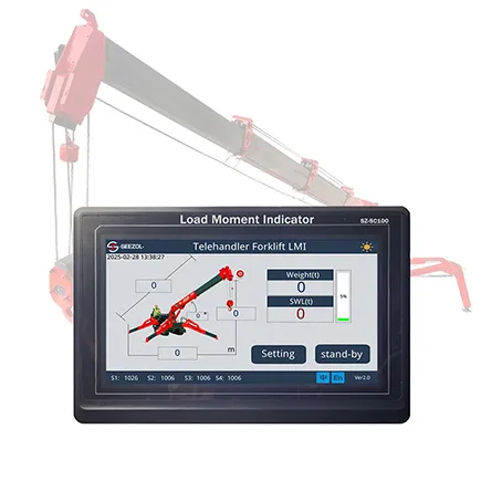 Spider Crane Load Moment Indicator(LMI)