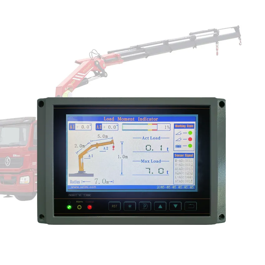 Articulated Boom Crane Load Moment Indicator