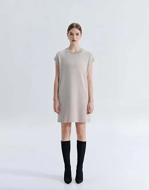 فستان غمد الكشمير الصوف