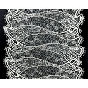 Eyelash Embroidery Lace Fabric   for Dress