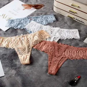 High-Waisted Lace Delicate Women's Panties
